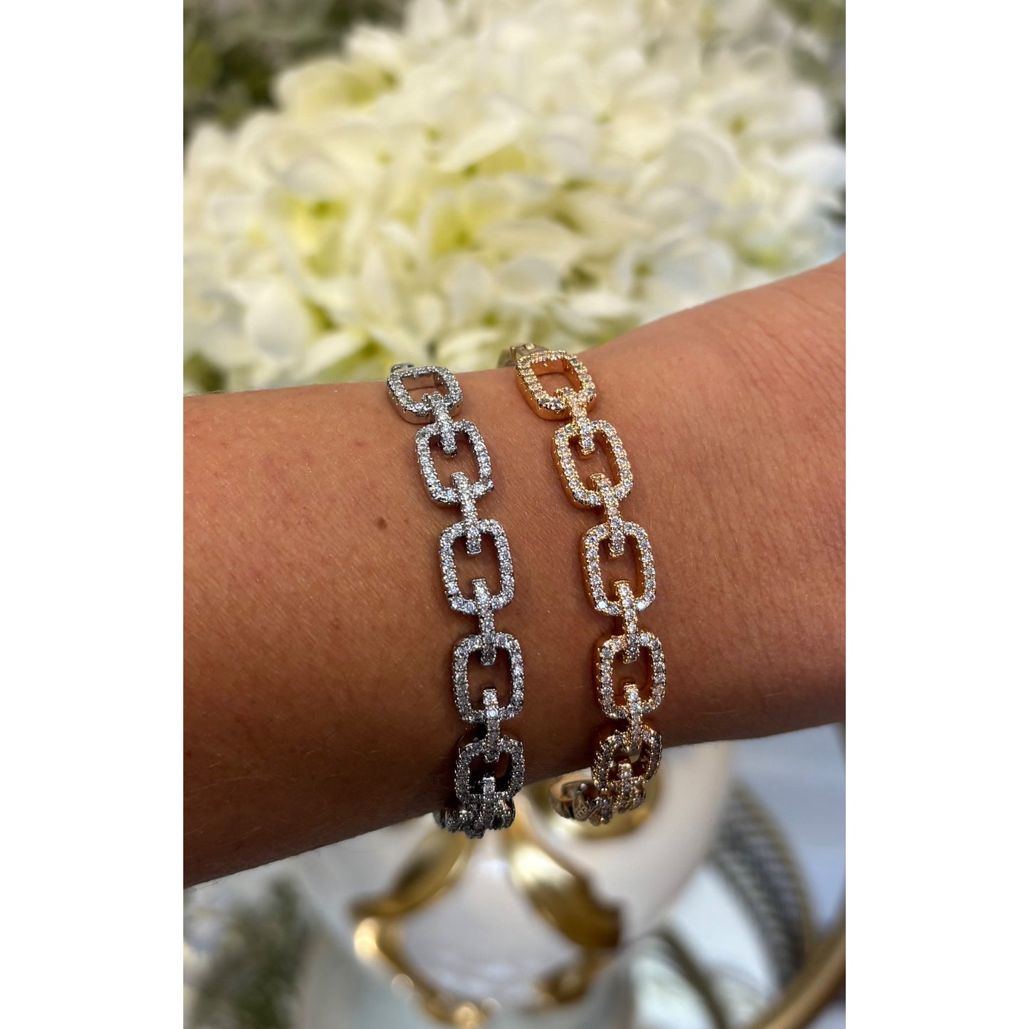 Diamanté Link Bracelet