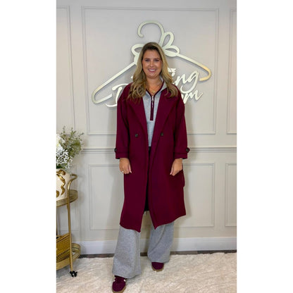 Hooded Half Zip Loungesuit in Grey