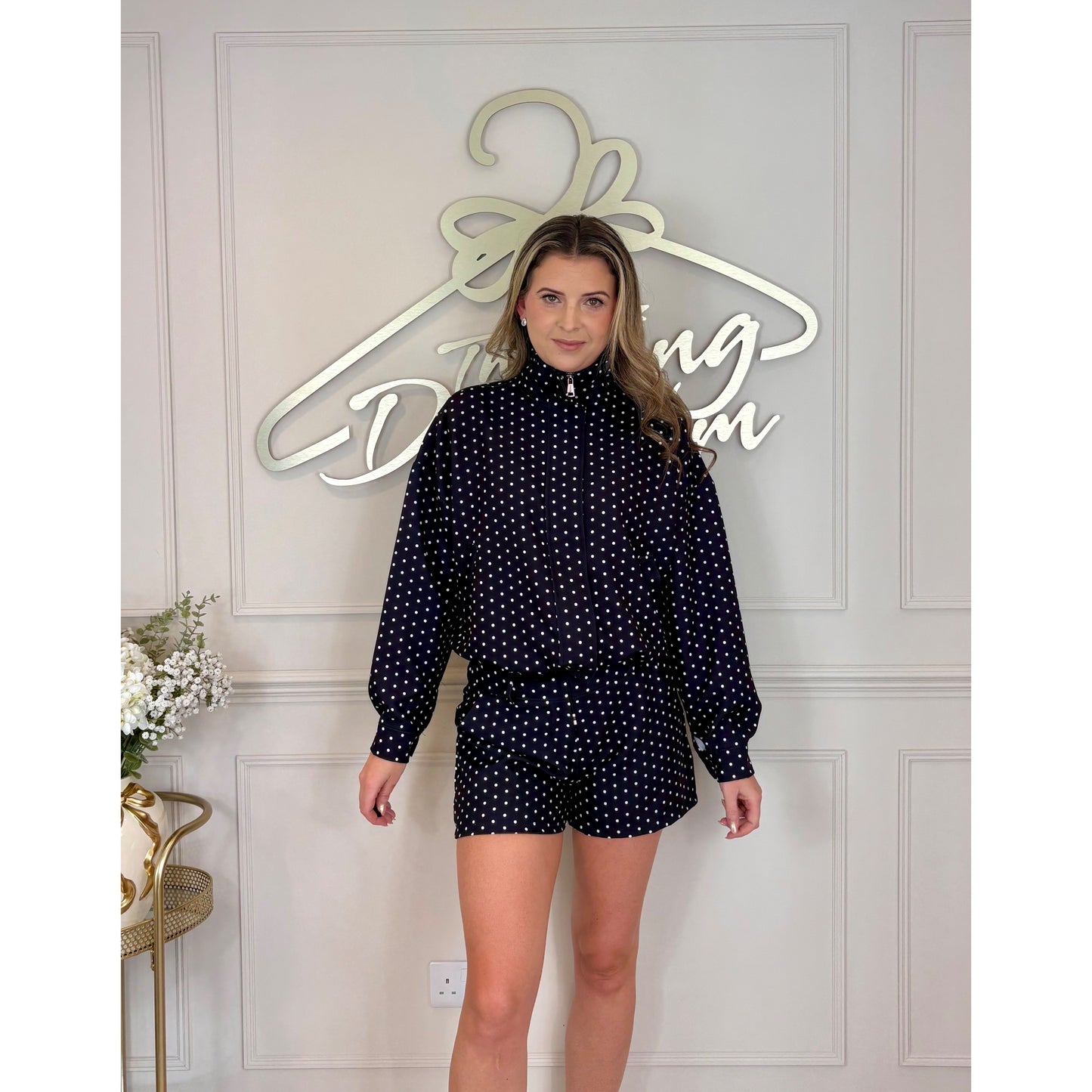 Polkadot Co-ord in Black